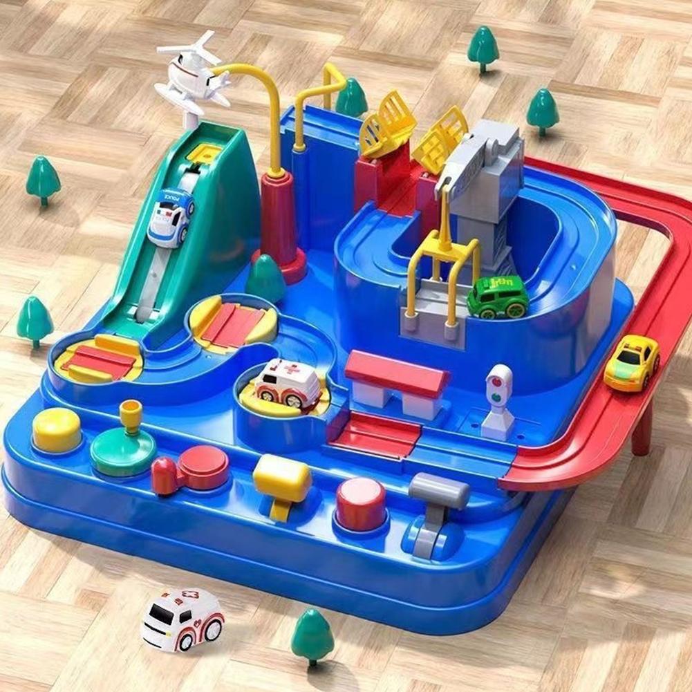 Electronics Repair Workstation - Electric Track Parking Building Car Toy