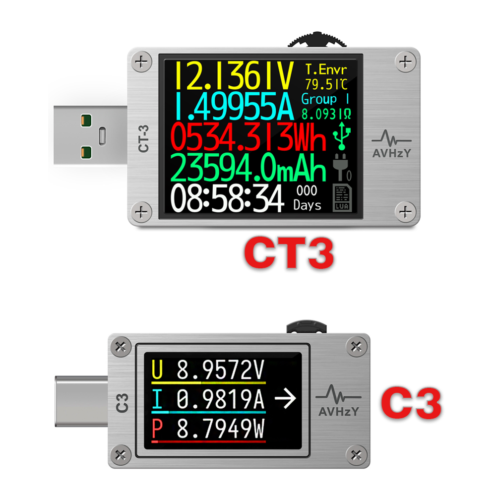 Usb Ammeter Tester - AVHzY USB 3.1 Power Meter Digital