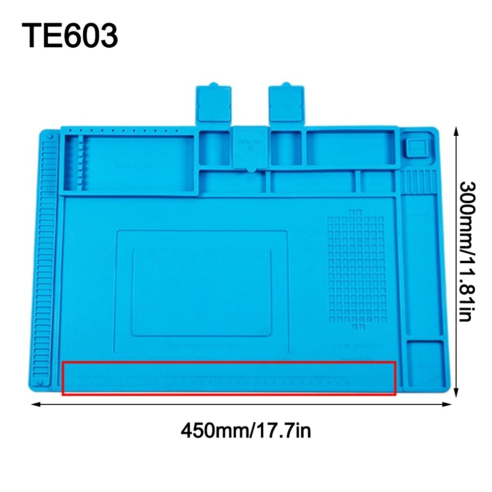 Electronics Repair Mat - Silicone Soldering Station Mat Anti-Static Heat