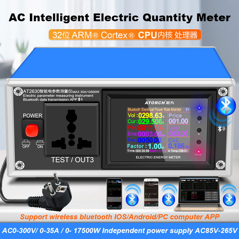 Usb Ammeter Tester - AT2630 AC Ammeter Voltmeter Digital Wattmeter