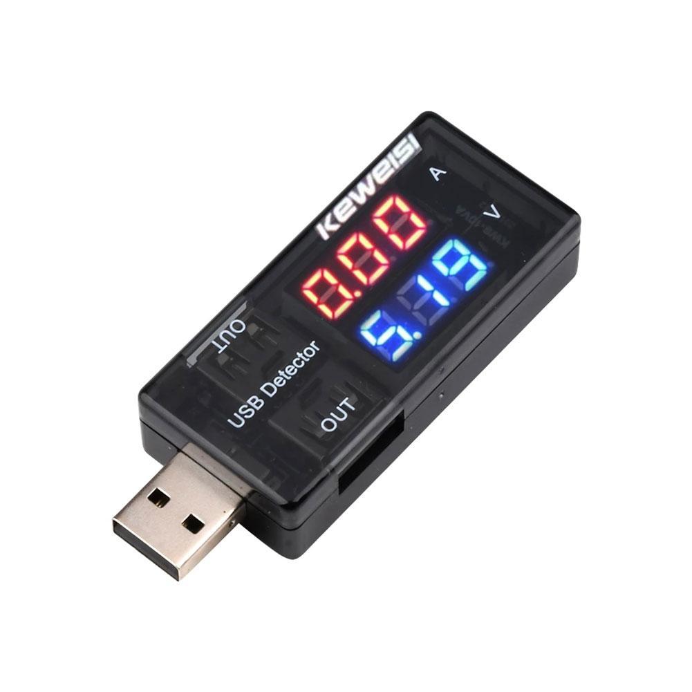Usb Ammeter Tester - Dual Digital USB Current Voltage 3-9V