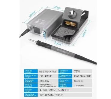 OSS T12-X PLUS Soldering Stati - Electronics Repair Plus review and price