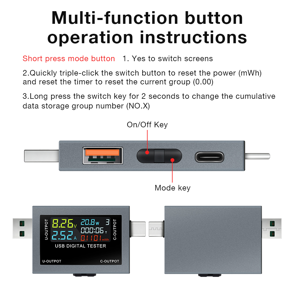 USB Type-C Charging Tester DC  - Usb Ammeter Tester review and price