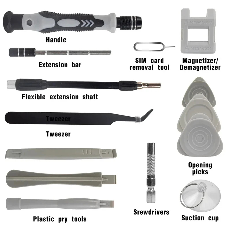 Portable 115in1 Magnetic Screw - Electronics Repair Manual review and price