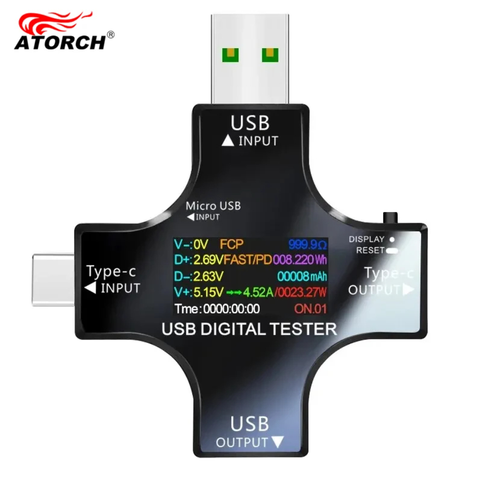 USB Tester DC Type-C PD Digita - Usb Ammeter Tester review and price