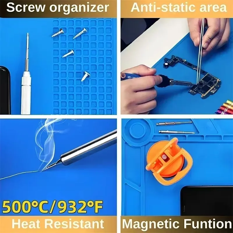Magnetic Mat Silicone Work Mat - Electronics Repair Workstation review and price