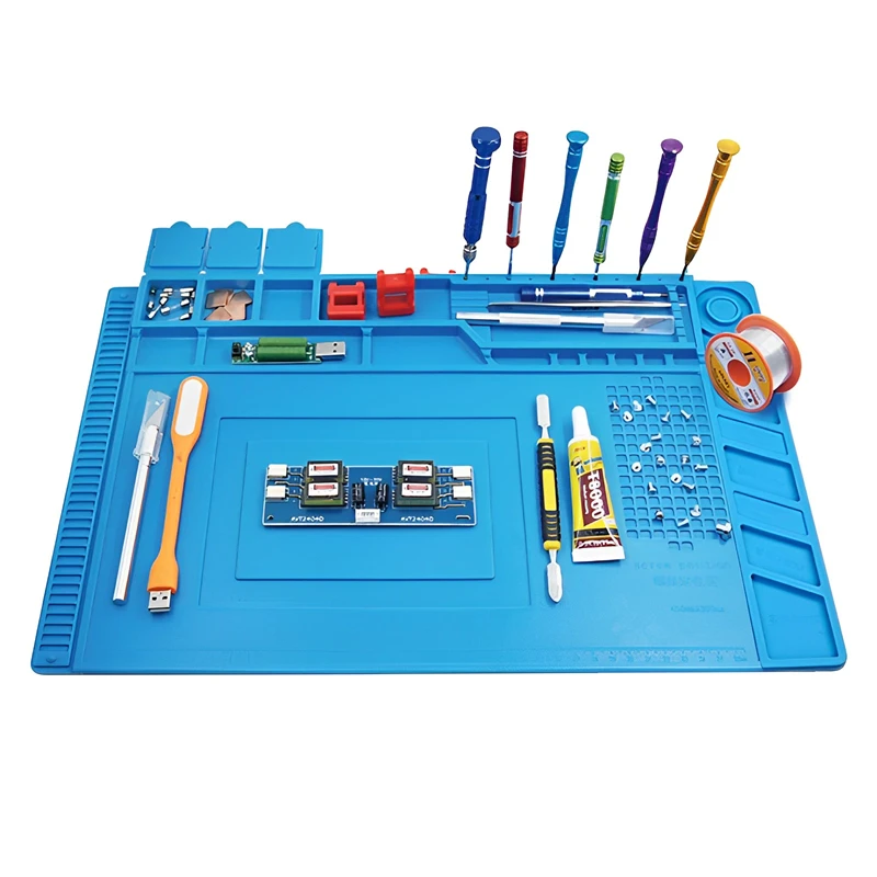 Silicone Soldering Mat ESD Ant - Electronics Repair Workstation review and price