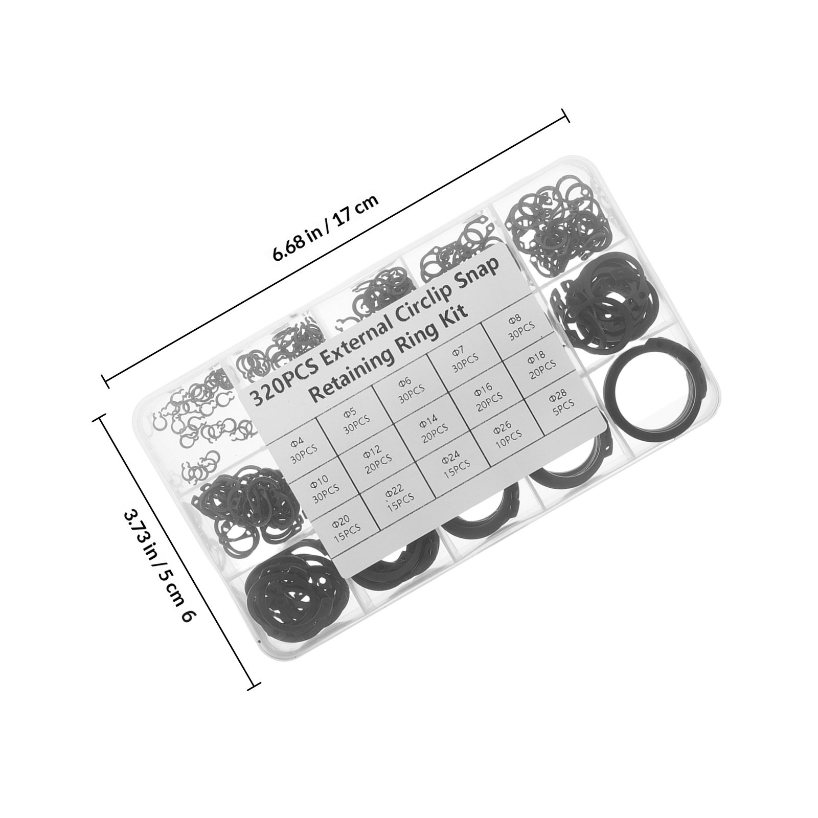 320Pcs Retaining Rings Assortm - Electronic Repairing review and price