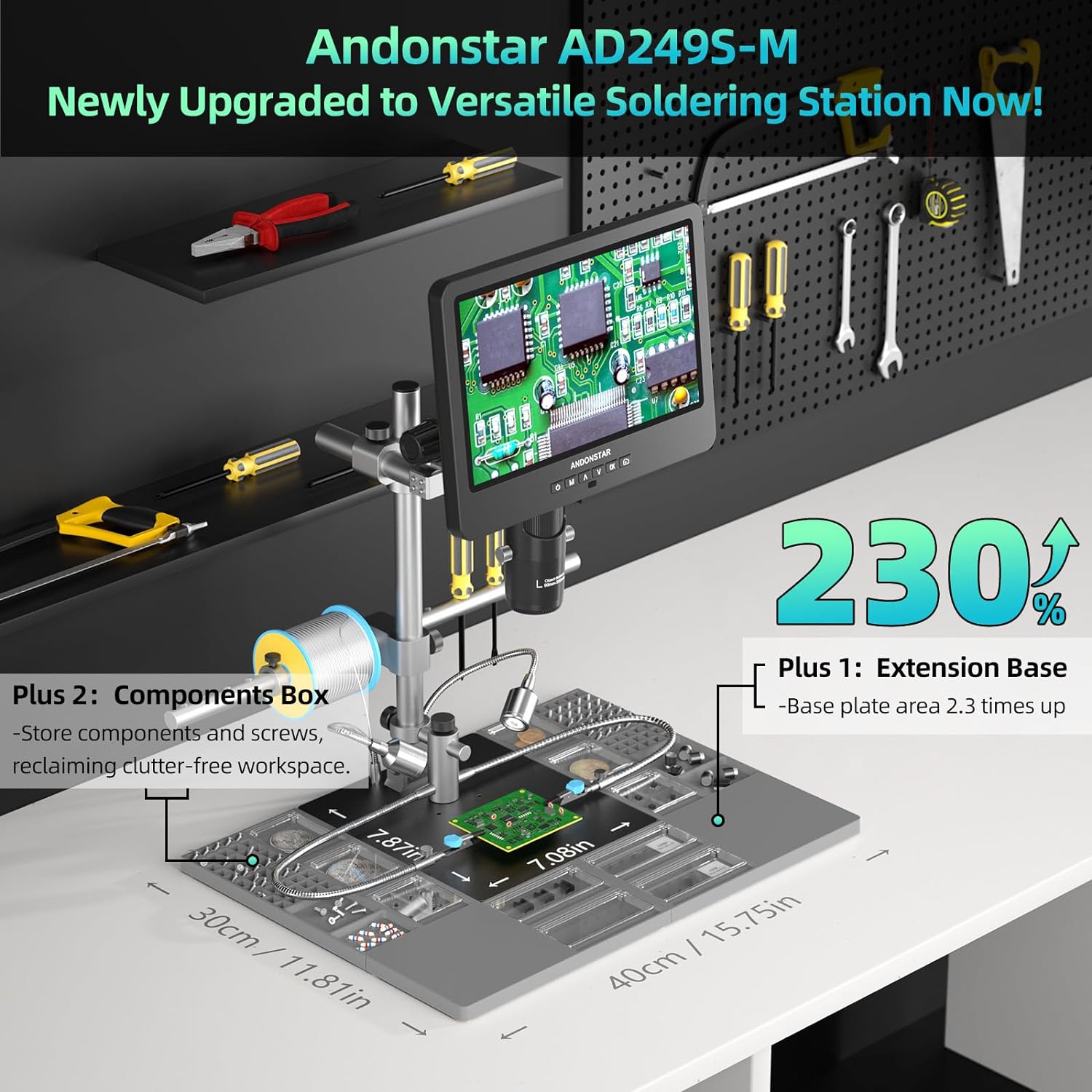 Andonstar AD249SM Plus 10.1''  - Electronics Repair Plus review and price