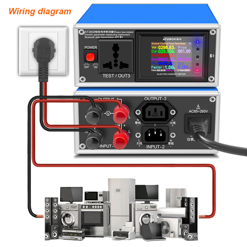 AT2630 AC Ammeter Voltmeter Di - Usb Ammeter Tester review and price