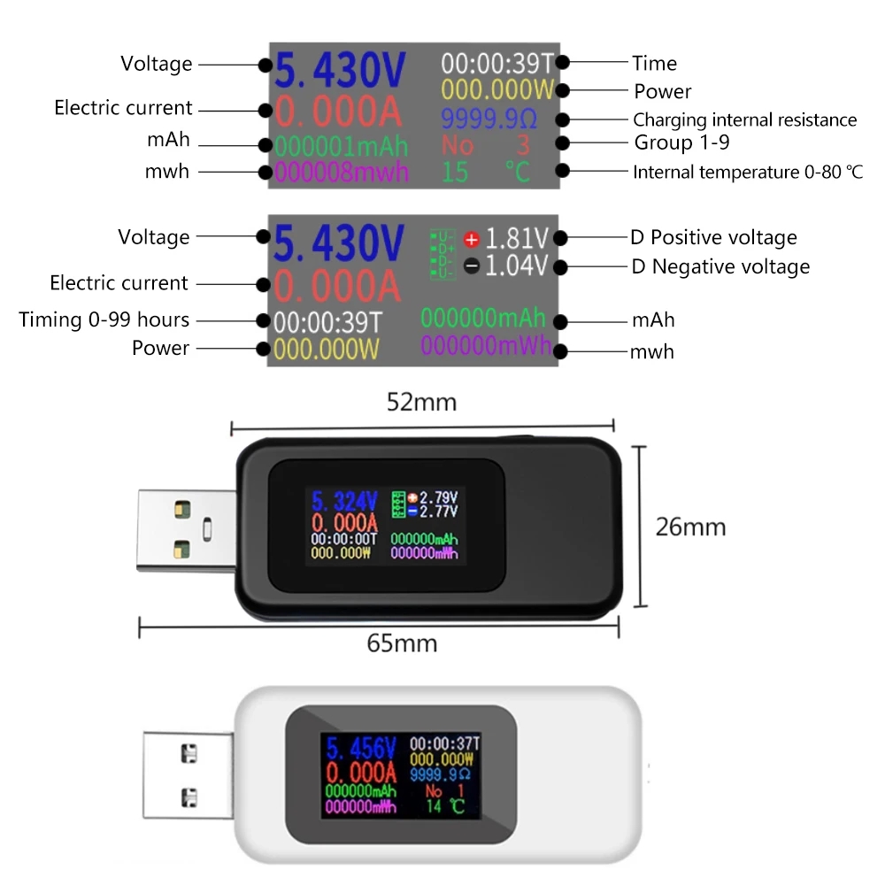 10 in 1 USB Tester DC Digital  - Usb Ammeter Tester review and price