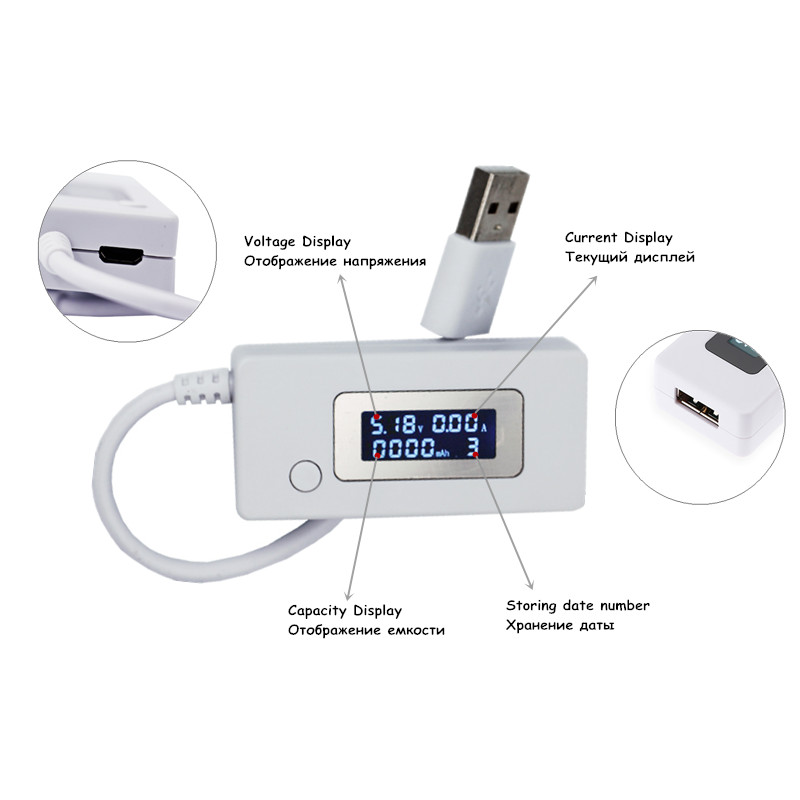 LCD Screen Mini Creative Phone - Usb Ammeter Tester review and price