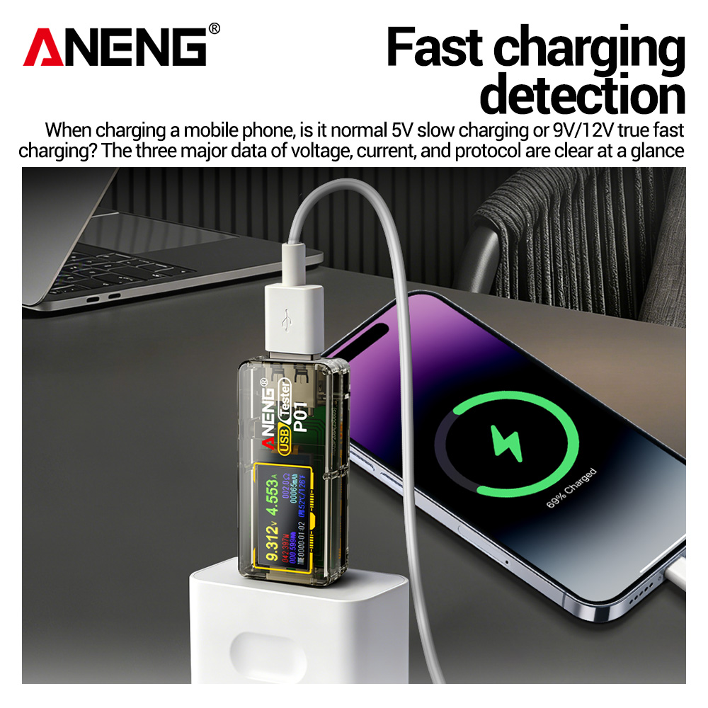 ANENG P01 USB Tester Voltmeter - Usb Ammeter Tester review and price