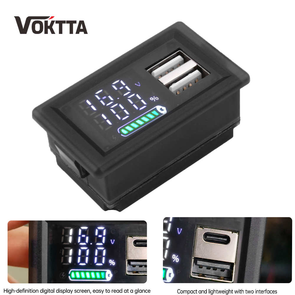 USB+Type-C/Dual USB 9V 12V 24V - Usb Ammeter Tester review and price