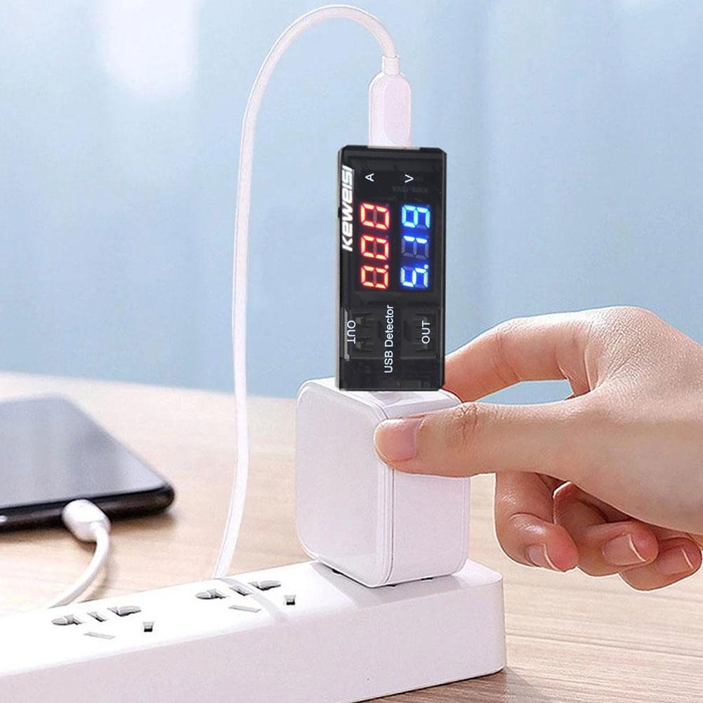 Dual Digital USB Current Volta - Usb Ammeter Tester review and price